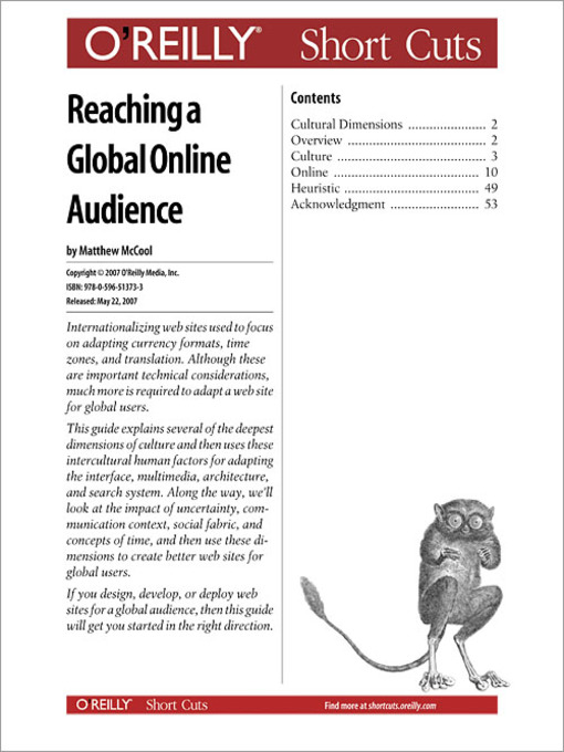 Title details for Reaching a Global Online Audience by Matthew McCool - Available
